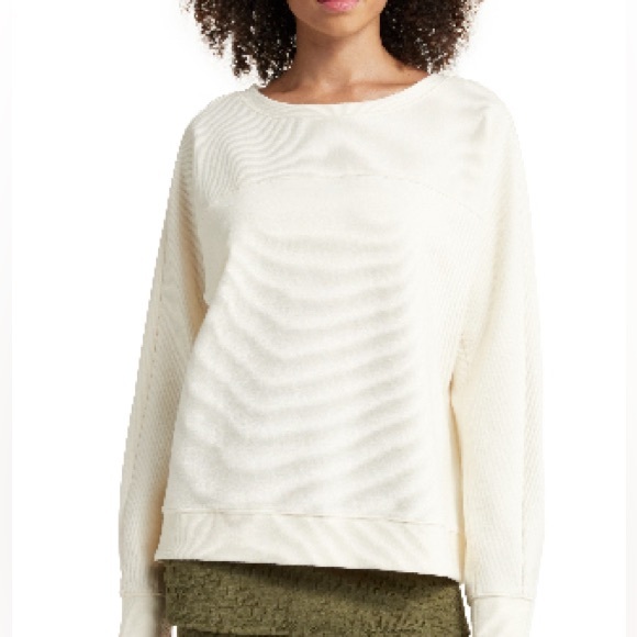Zella Anya Ottoman Pullover- ivory color- size large - Picture 1 of 7